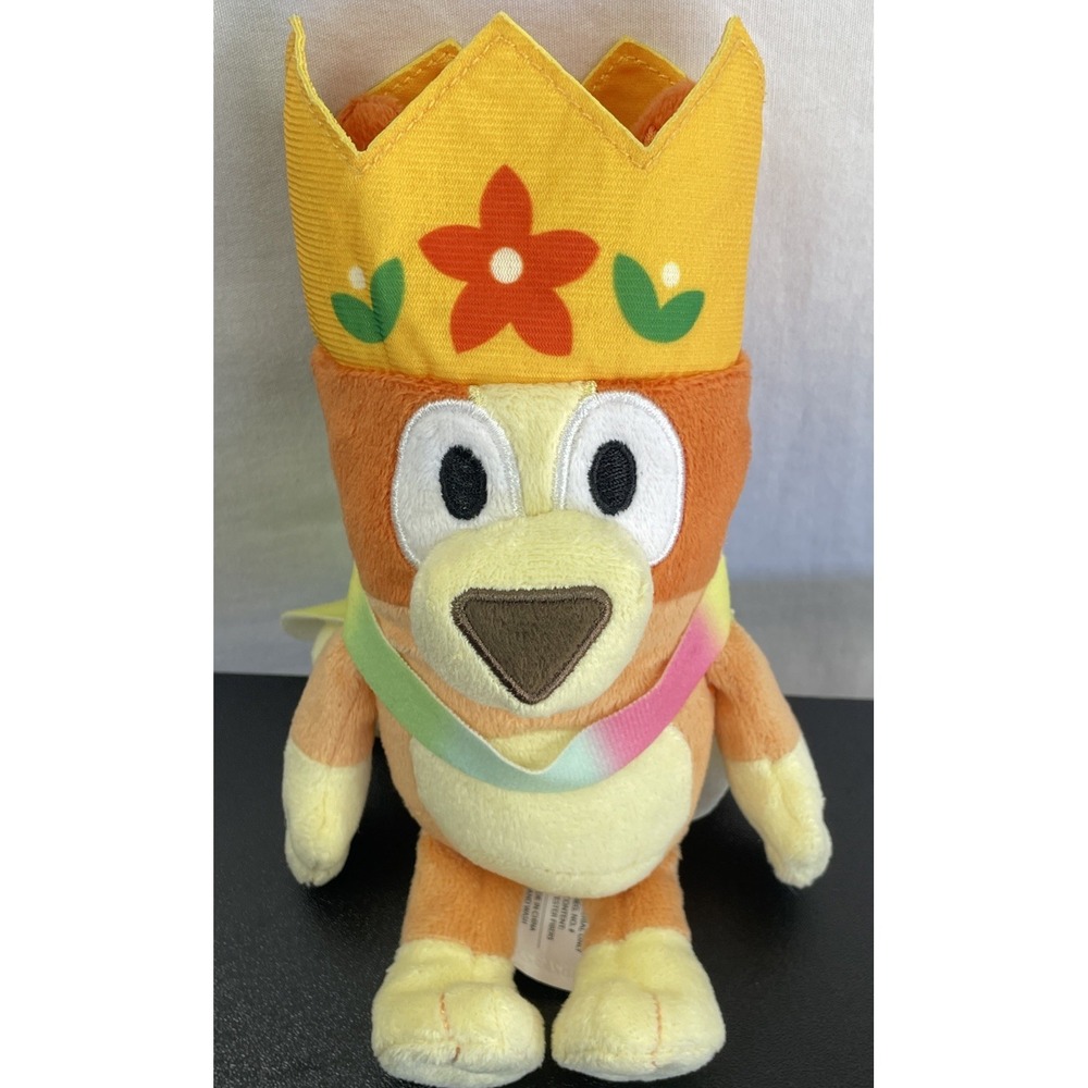 Bluey Friends Queen Bingo 8 in Small Soft Plush Toy Bluey TV Show Family